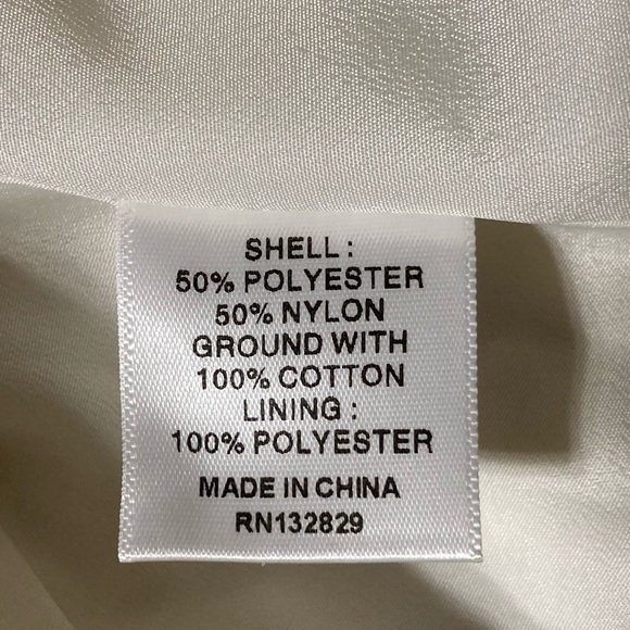 Lovers + Friends Vista Mini Dress, White Eyelet Babydoll, Size XXS - Picture 11 of 12